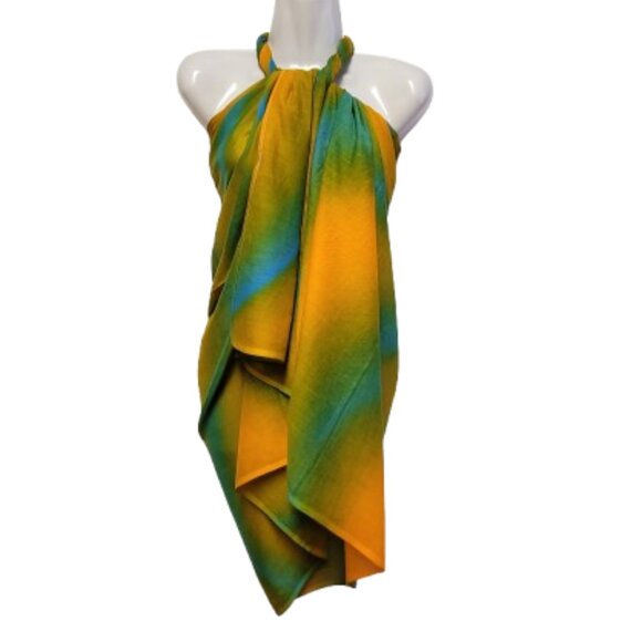 Cover-Ups Swimsuit Cover Ups, Beachwear Wraps, Halter or Strapless Wrap Dress - Picture 1 of 11